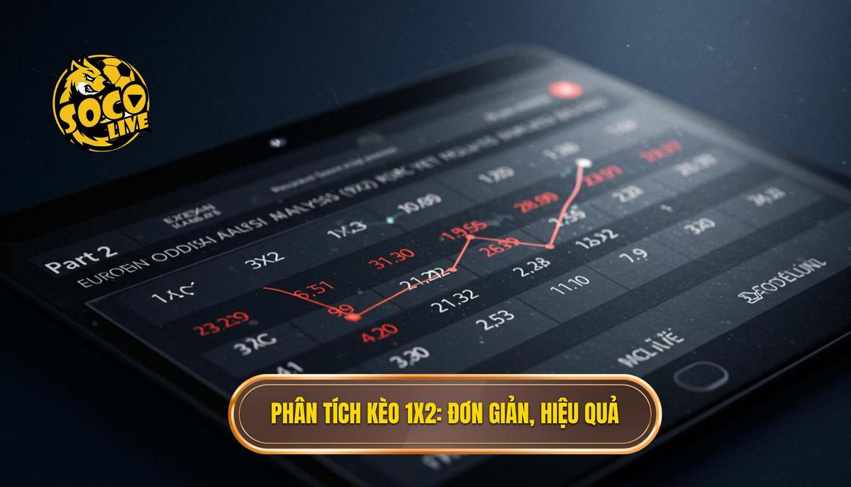 SOCOLIVE: Hướng Dẫn Chi Tiết Cách Đọc Tỷ Lệ Kèo Bóng Đá Chuẩn Xác Nhất 2 Phần 2_ Phân Tích Kèo Châu Âu (1X2) – Sự Đơn Giản Nhưng Đầy Quyền Lực
