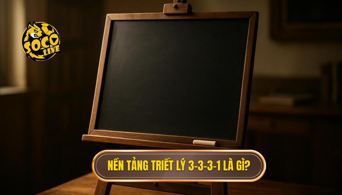 Chiến thuật bóng đá 3-3-3-1: Sơ đồ hoàn hảo cho lối chơi tấn công tổng lực 1 Nền tảng triết lý_ Tại sao lại là 3-3-3-1_