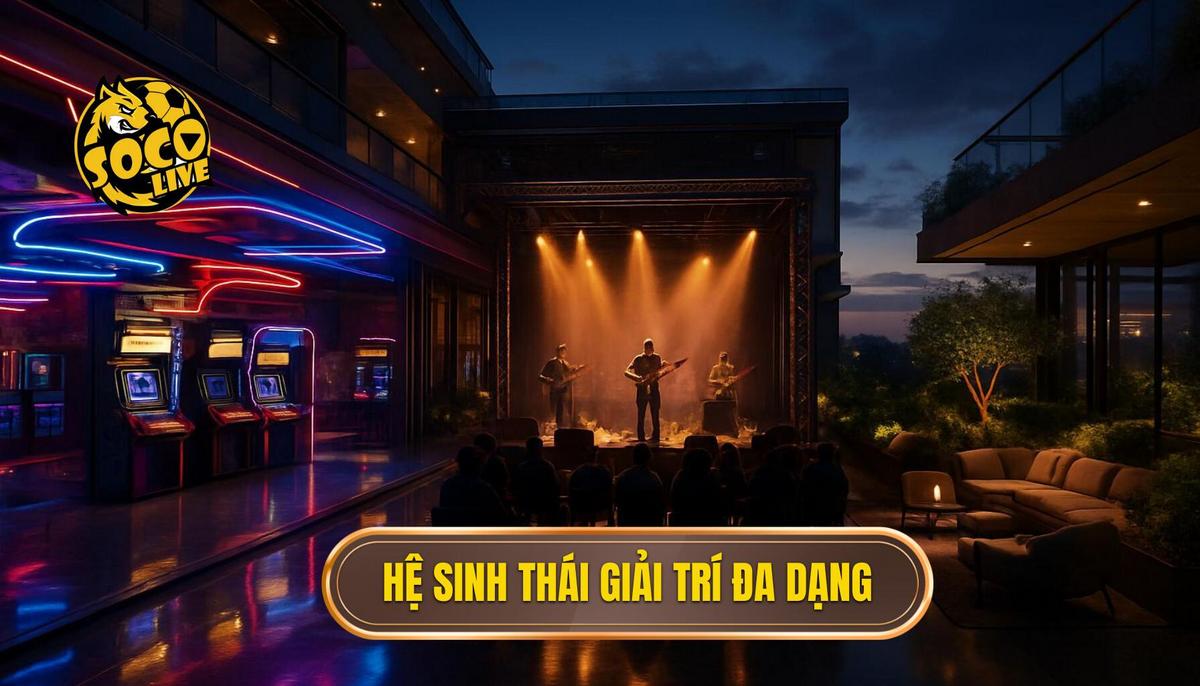 Hệ sinh thái giải trí đa dạng và chuyên sâu