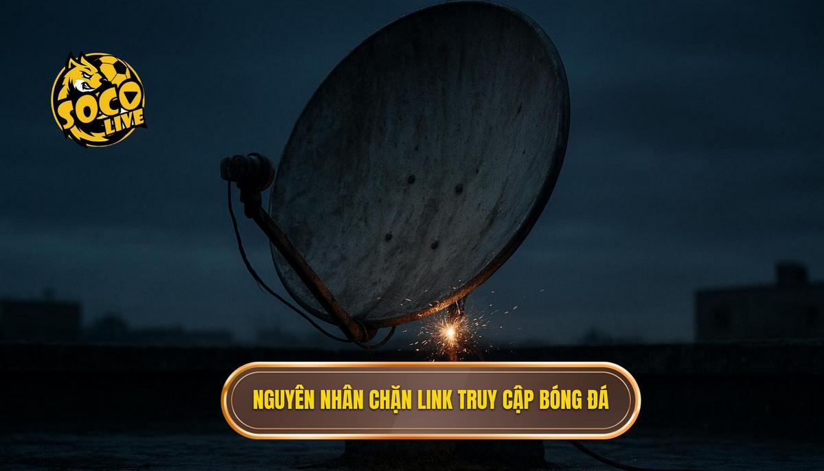 Nguyên nhân khiến link truy cập trực tiếp bóng đá thường xuyên bị chặn