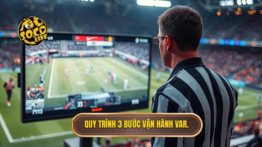 Công nghệ VAR trong bóng đá hoạt động thế nào? Quy trình 3 bước chuẩn FIFA