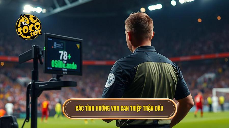 Các tình huống VAR được phép can thiệp