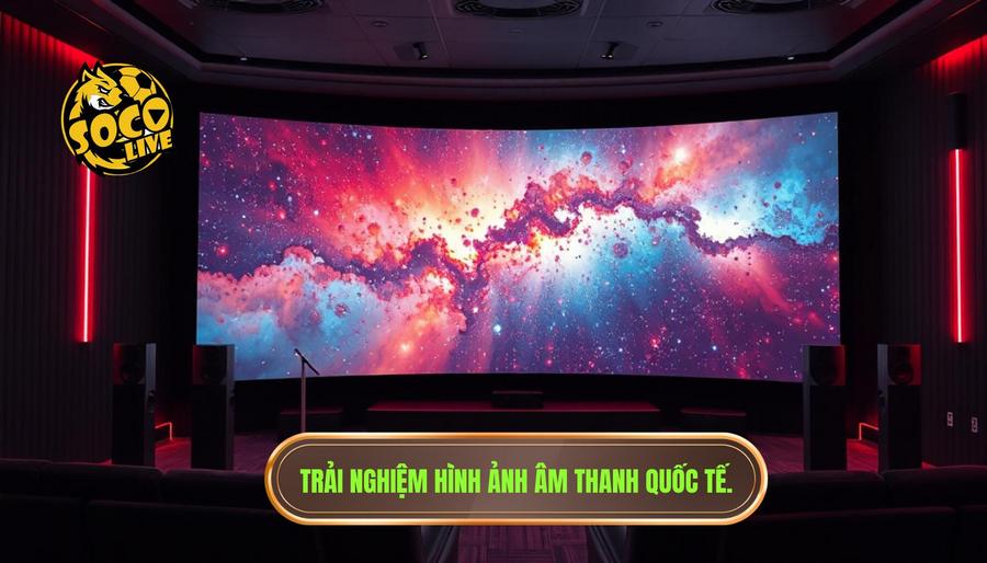 Trải nghiệm hình ảnh và âm thanh chuẩn mực quốc tế