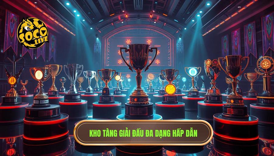 Kho tàng giải đấu đa dạng và phong phú